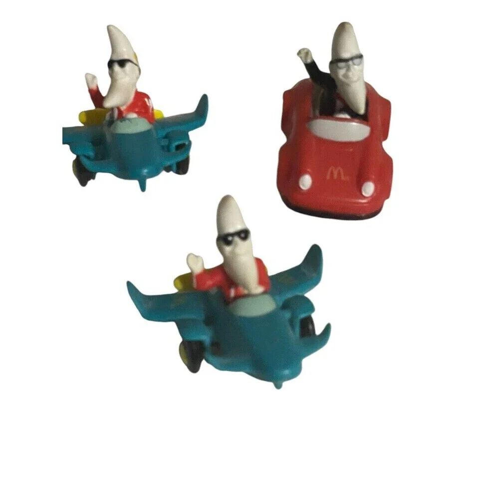 McDonald's Happy Meal Toy Mac Tonight Moon Man Vintage 1988 - Lot Of  4